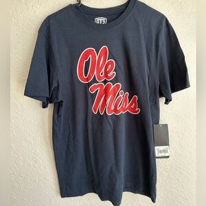 NWT Ole Miss Rebels OTS Navy T-Shirt - Men’s Medium